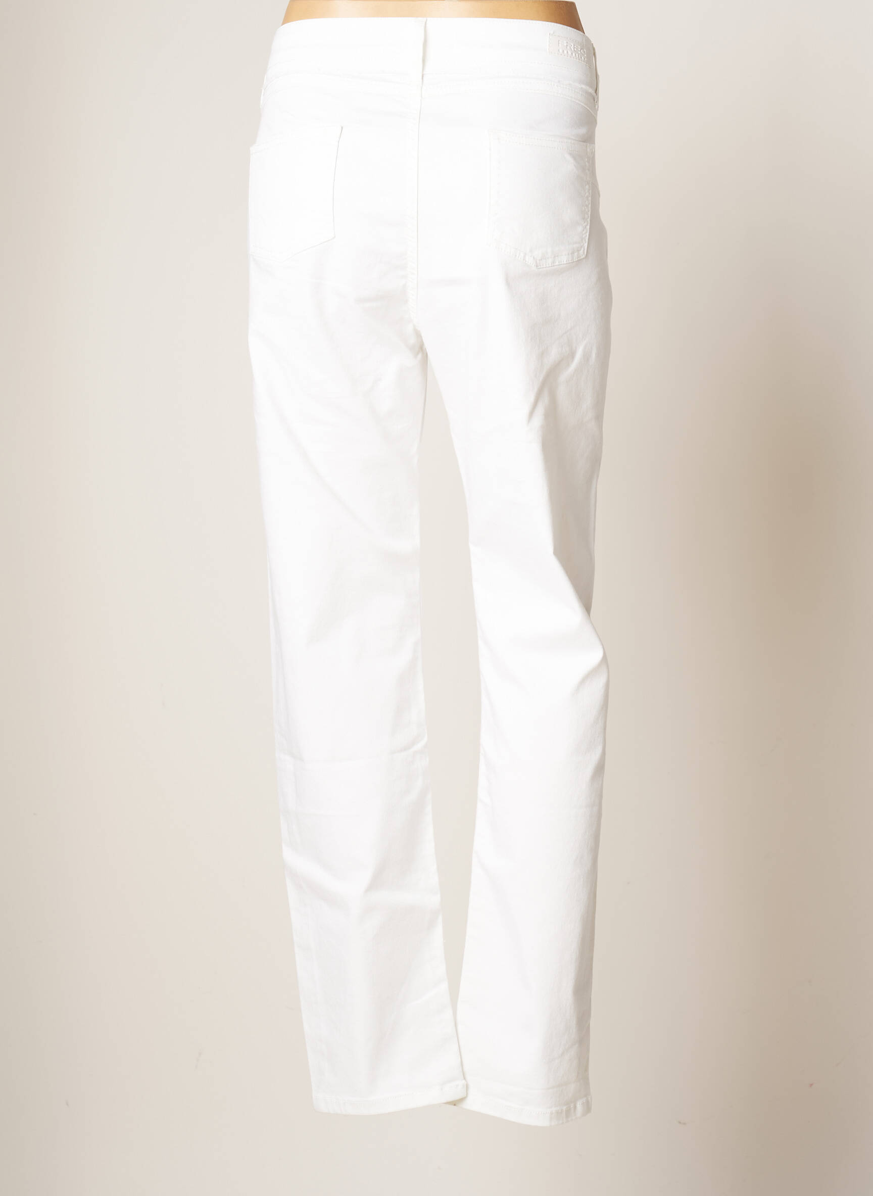Fred Sabatier Jeans Coupe Droite Femme couleur blanc