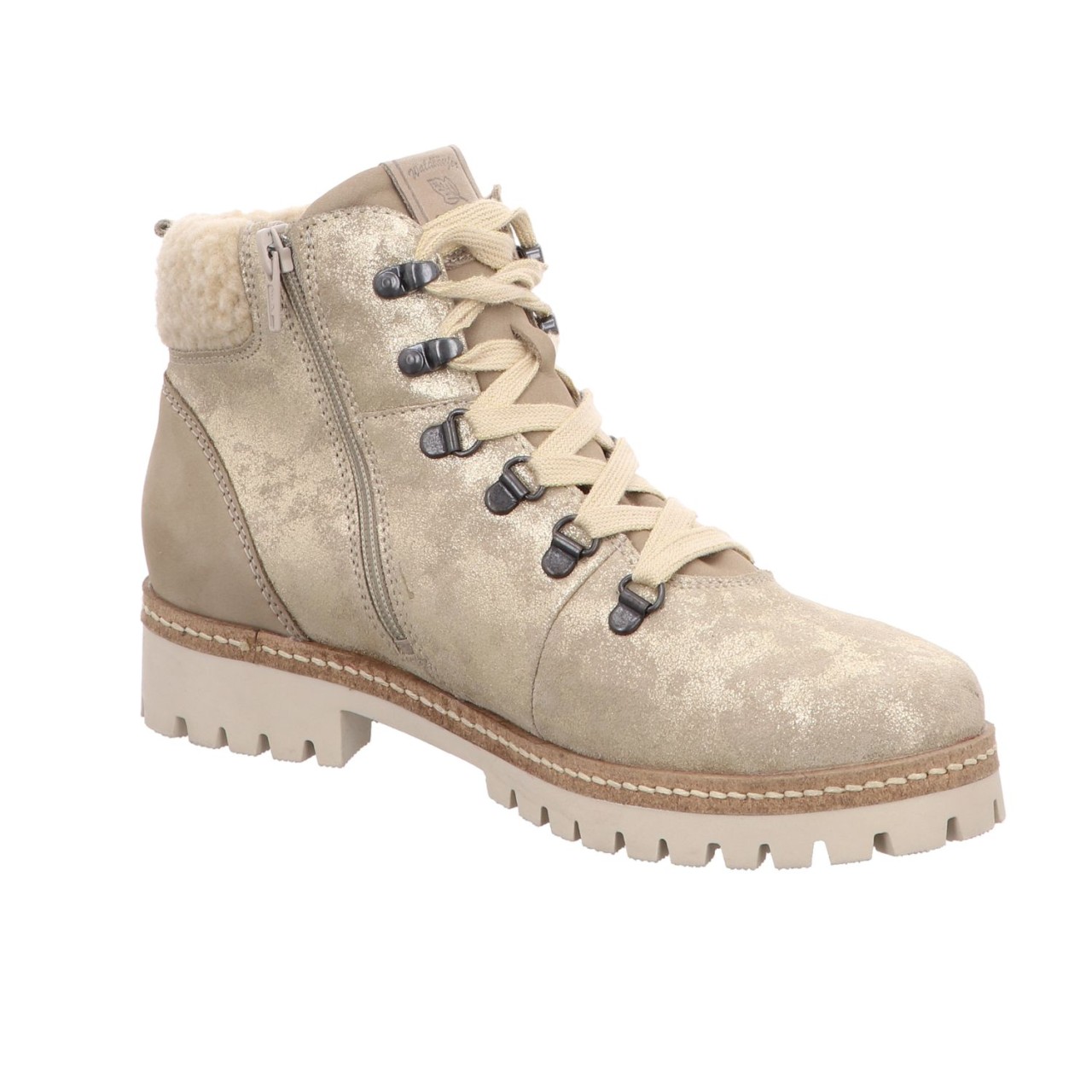 WALDLÄUFER Schnür-Stiefeletten beige Hanako