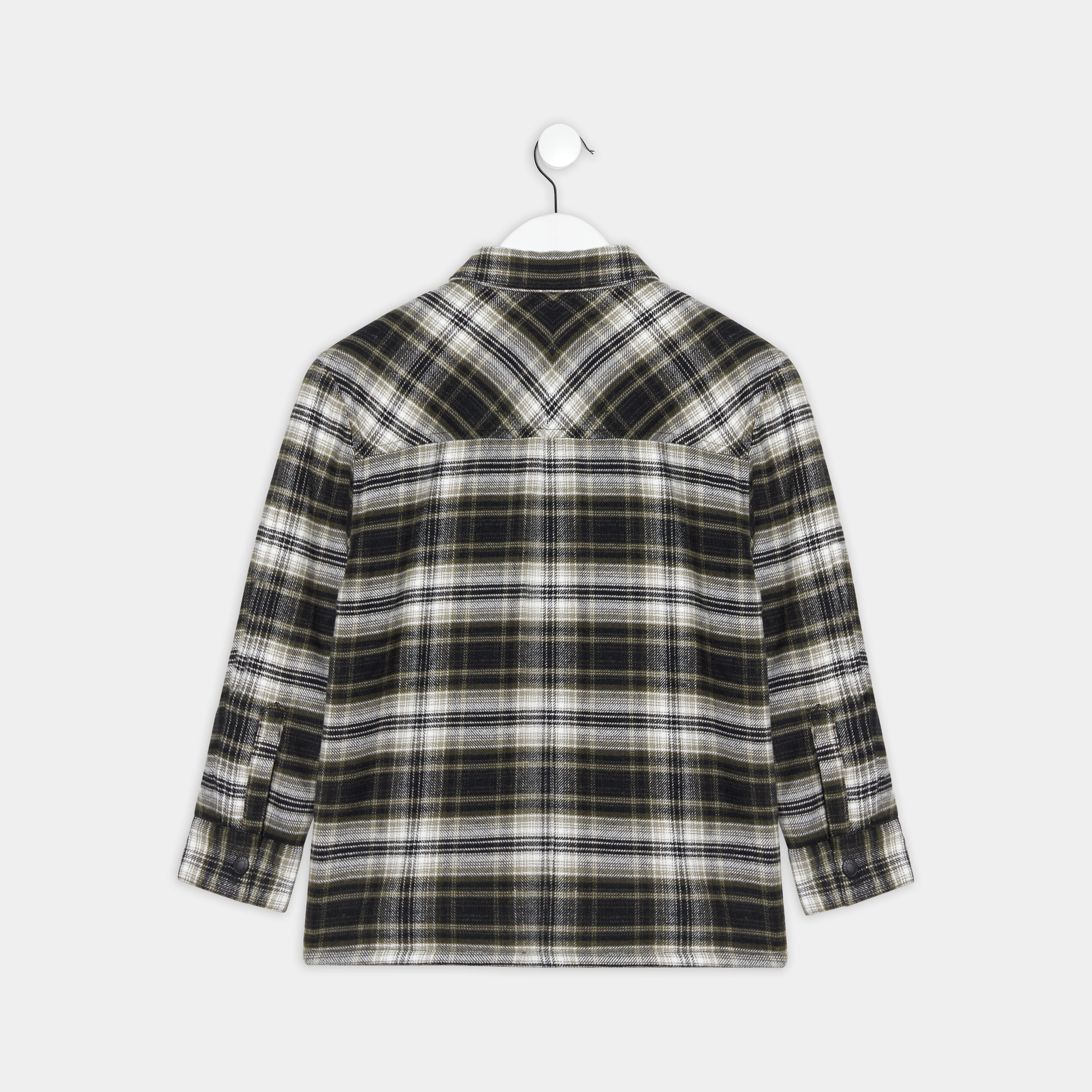 Chemise manches longues vert garçon | La Halle