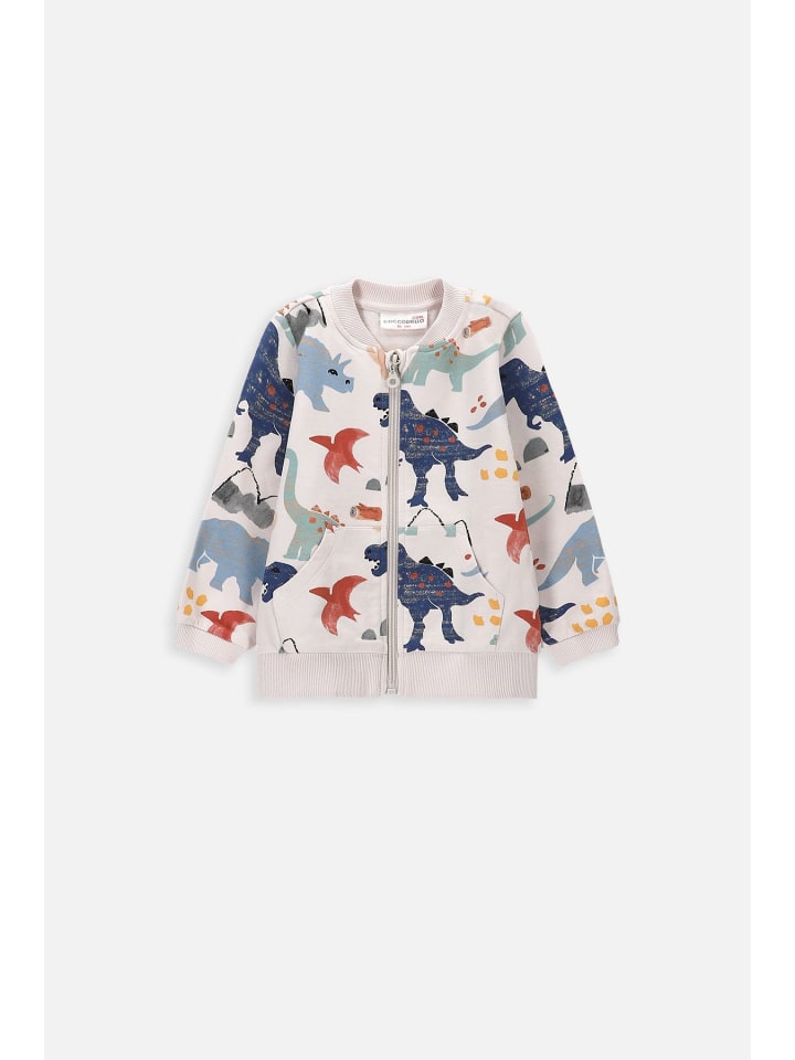 Coccodrillo Sweatshirt mit Reißverschluss in grau günstig kaufen