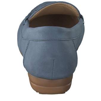 smiling for feet Mokassin in blau
