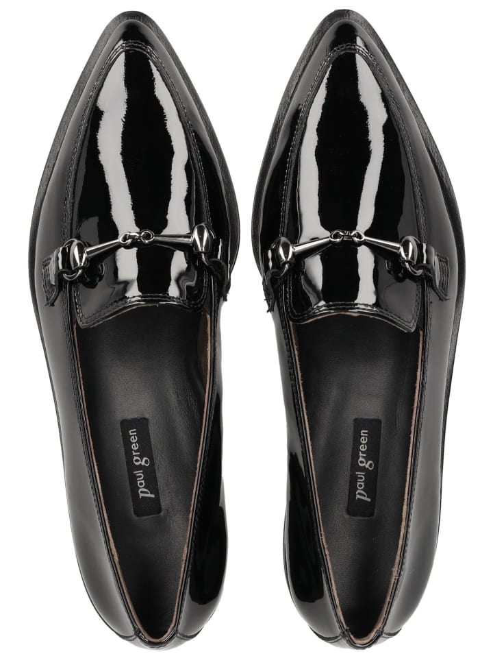 Paul Green Slipper in Schwarz Lack günstig kaufen