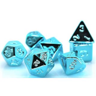 Würfelset Shiny: Blue (7)