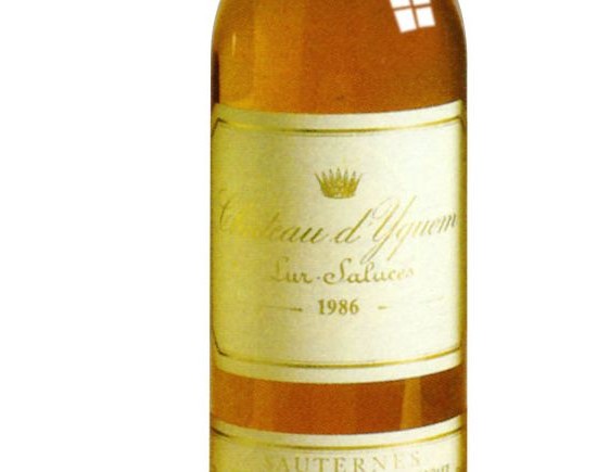 Chateau D'Yquem 1986 Bordeaux Sauternes