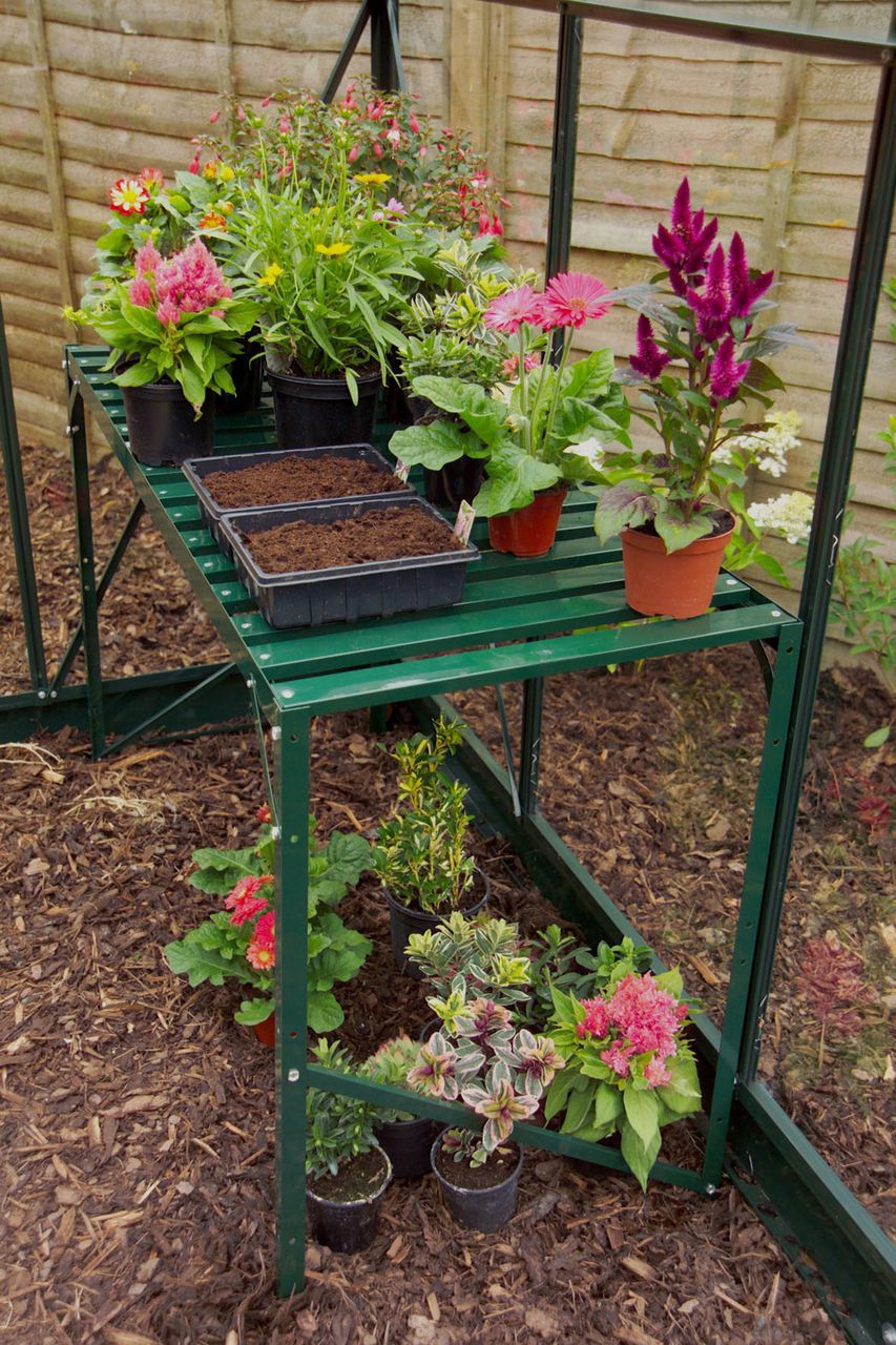 Vitavia Alutisch, 1 Ablage, 121x54x76cm, grün