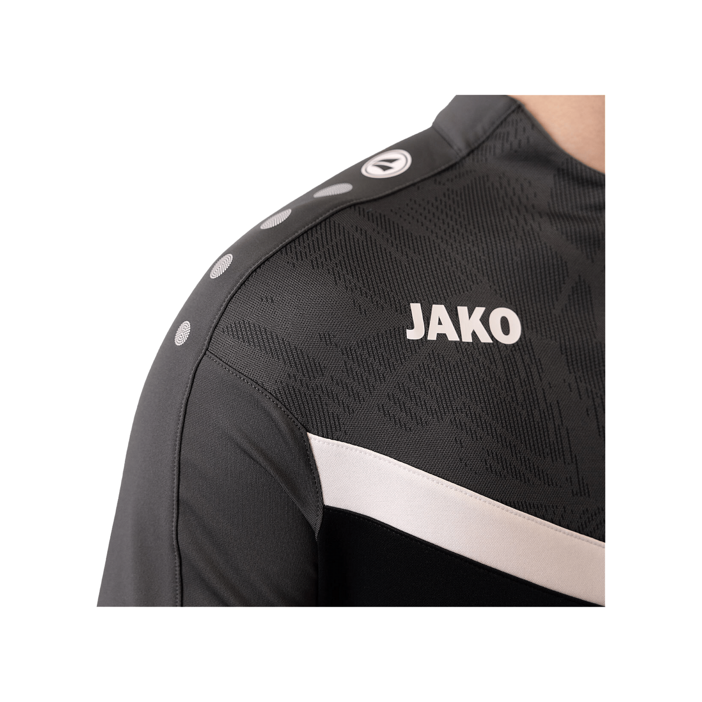 JAKO Iconic HalfZip Sweatshirt Schwarz F801