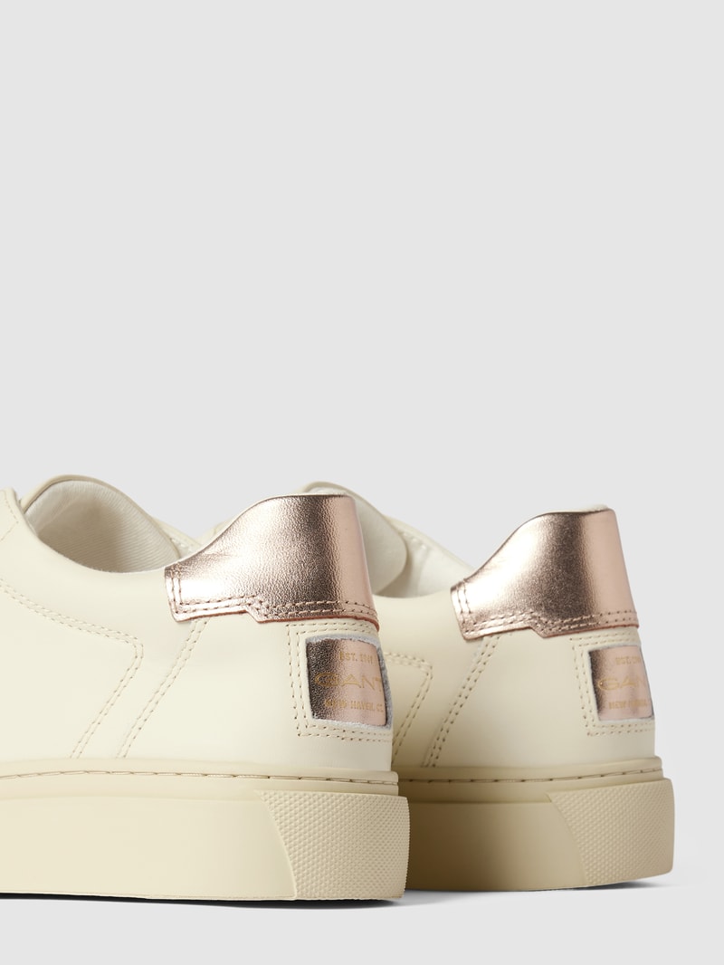 Sneaker mit Label-Detail Modell 'Julice' in beige