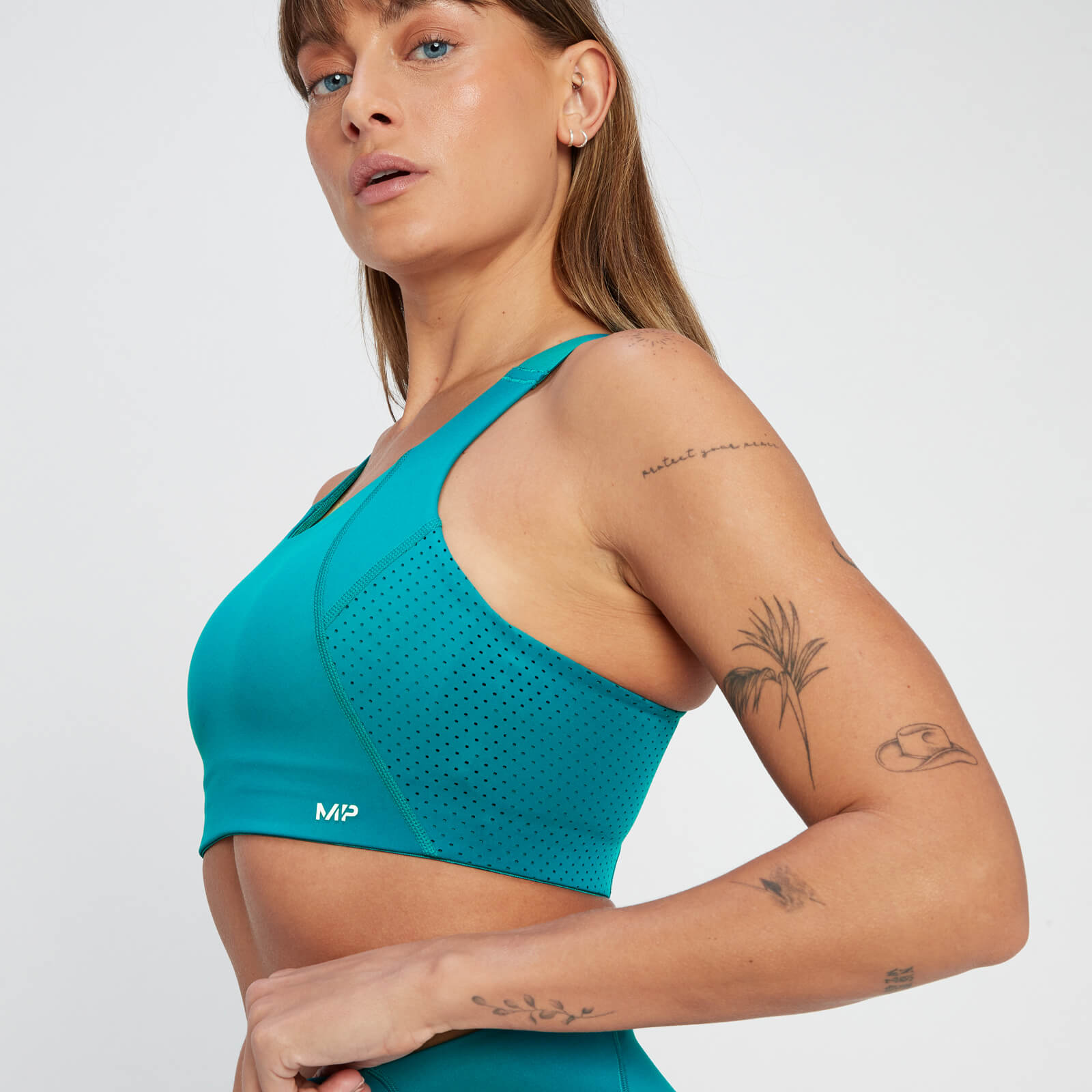 Brassière de sport MP Tempo Ultra pour femmes – Lagon foncé
