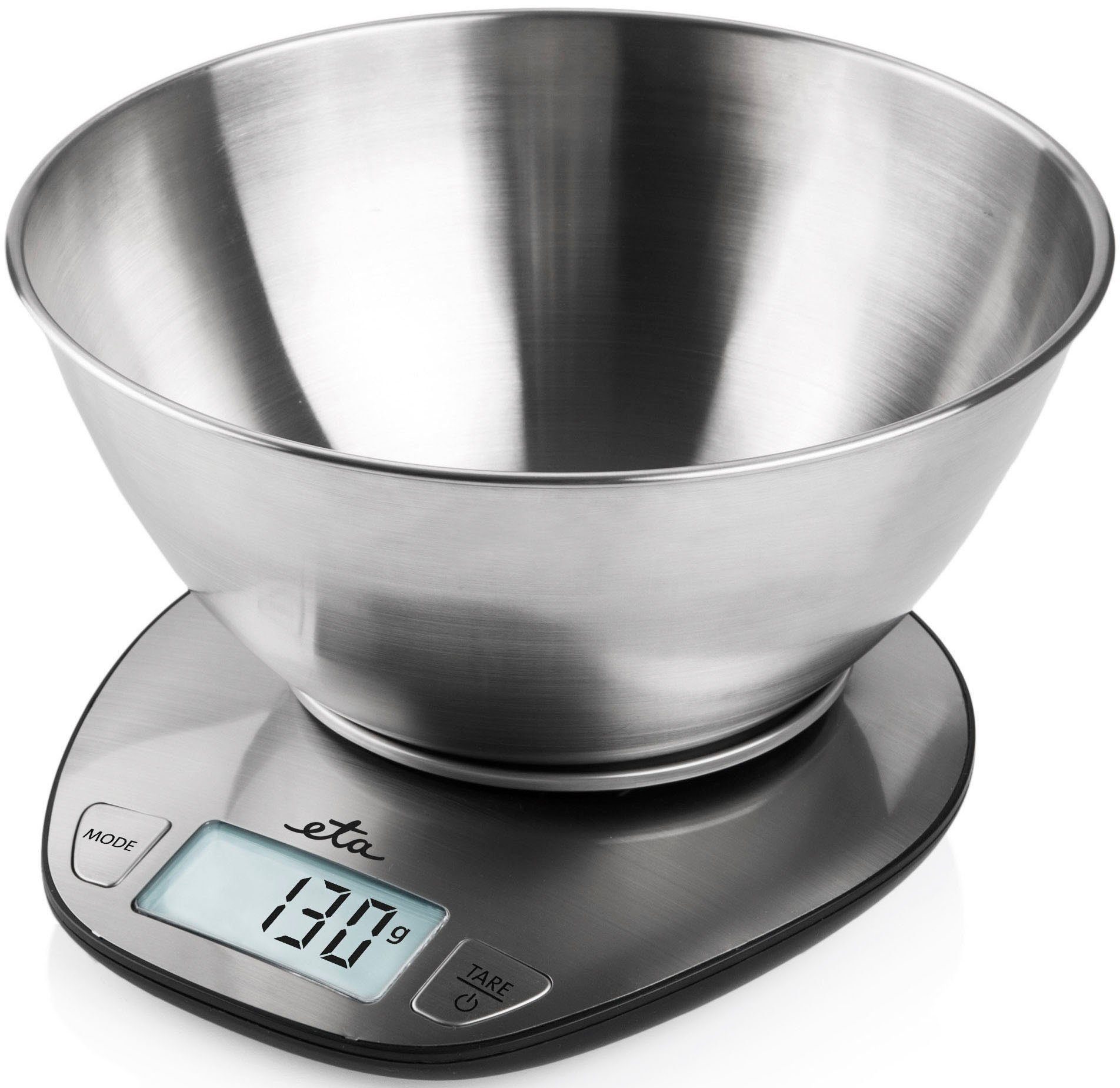 eta Küchenwaage DORI ETA677890000, (2-tlg), bis 5 Kg, LCD Display