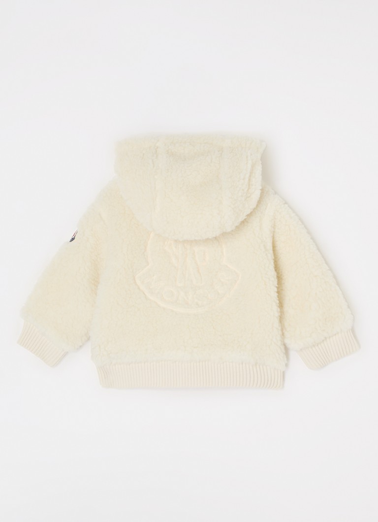 Gilet en peluche à capuche Moncler