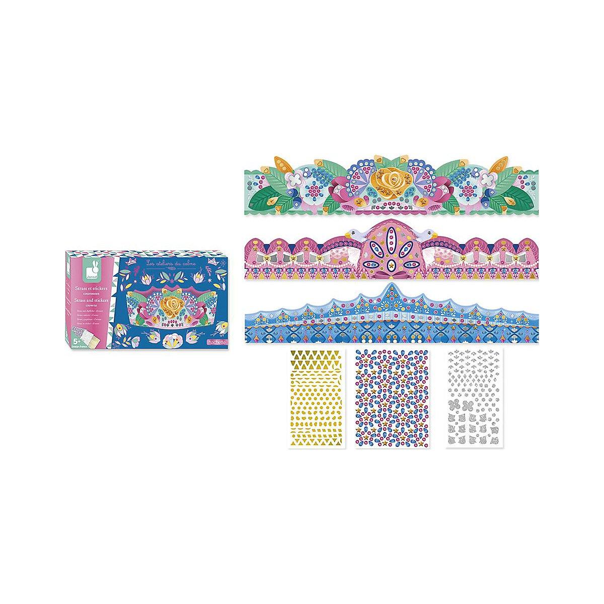 Kreativ-Set Strass-Kronen zum Bekleben