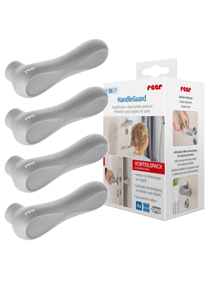 Reer Vorteilspack HandleGuard Türgriffschutz in Grau ab 0 Monate günstig kaufen onesize
