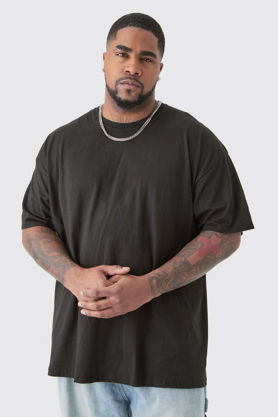 Plus Oversize T-Shirt mit Print
