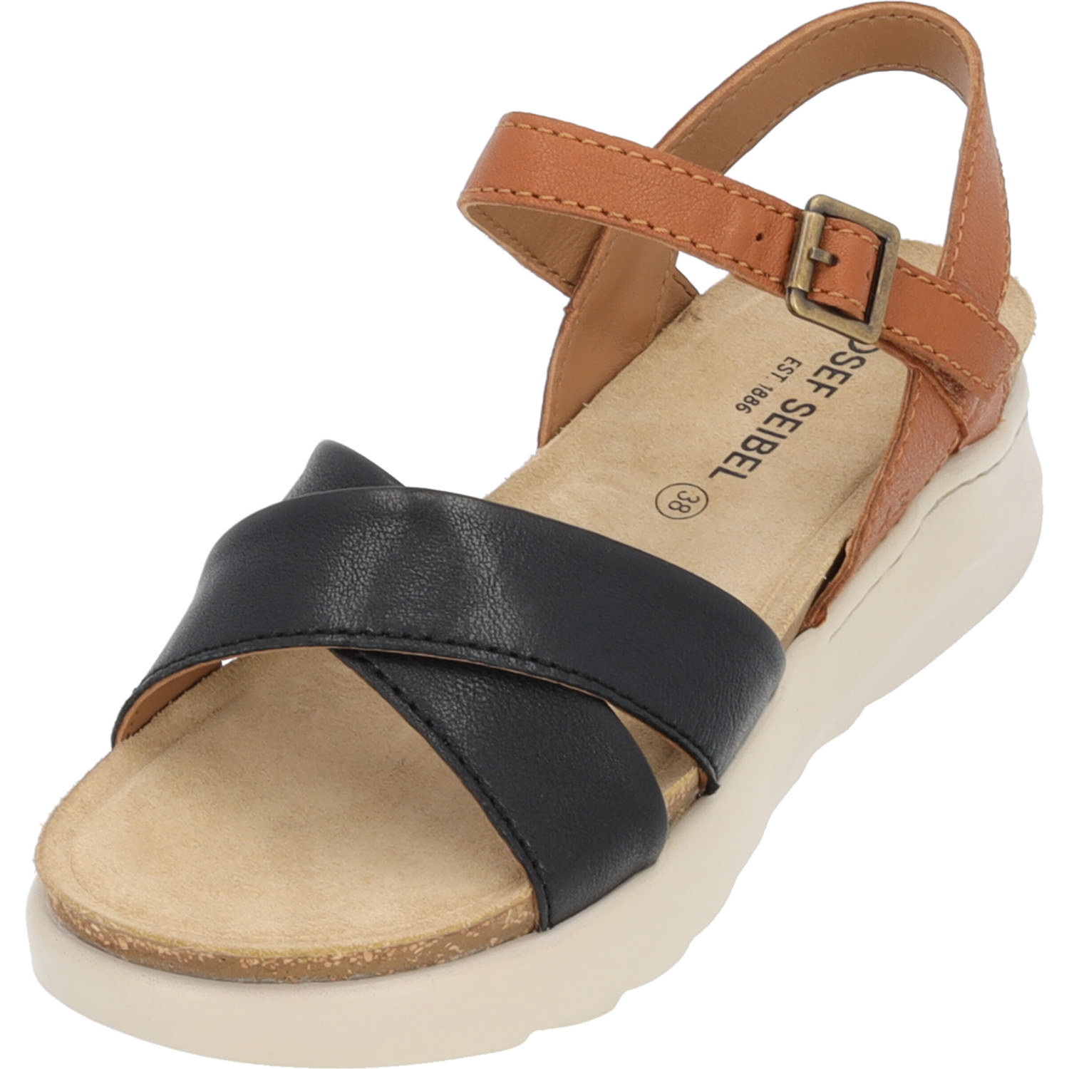 Josef Seibel Celine 03 73403, Keilsandaletten, Damen, SCHWARZ-KOMBI