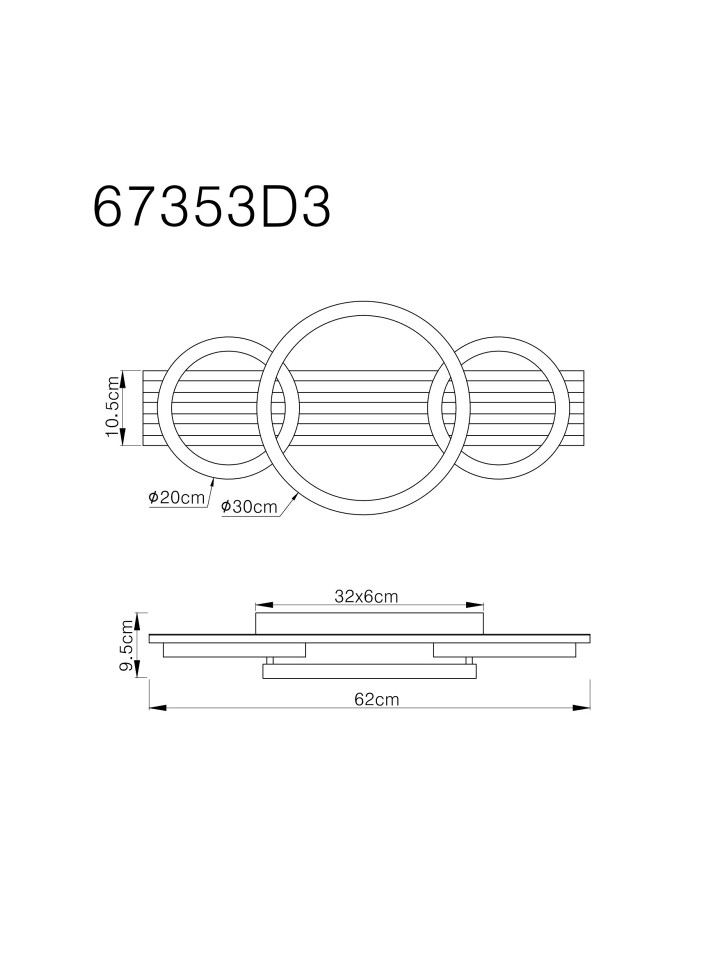 Globo lighting Deckenleuchte 