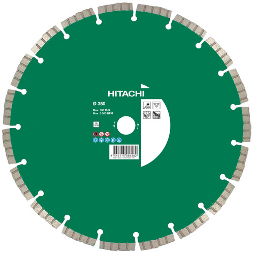 HiKOKI Zubehör 773000 Diamant-Sägeblatt 300 x 20,0 x 11,5 mm, universeller Profi-Laser