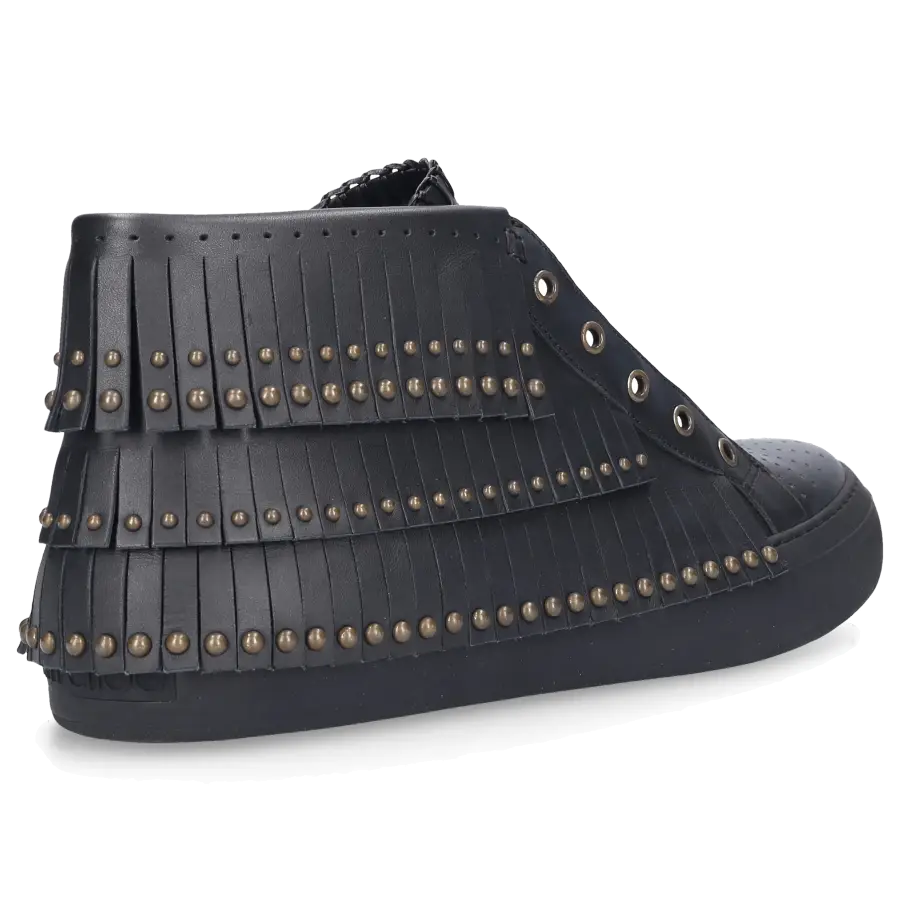 Jimmy Choo - Sneaker high BASTIAN Kalbsleder - schwarz