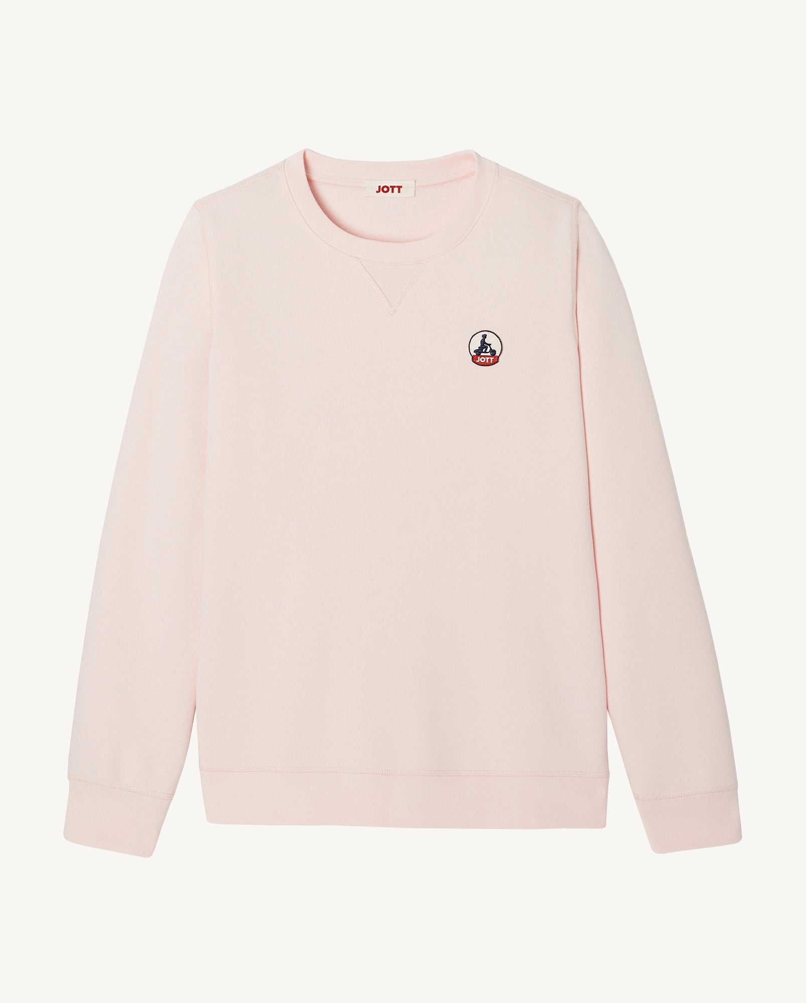 Sweat en coton biologique Rose clair Elvas