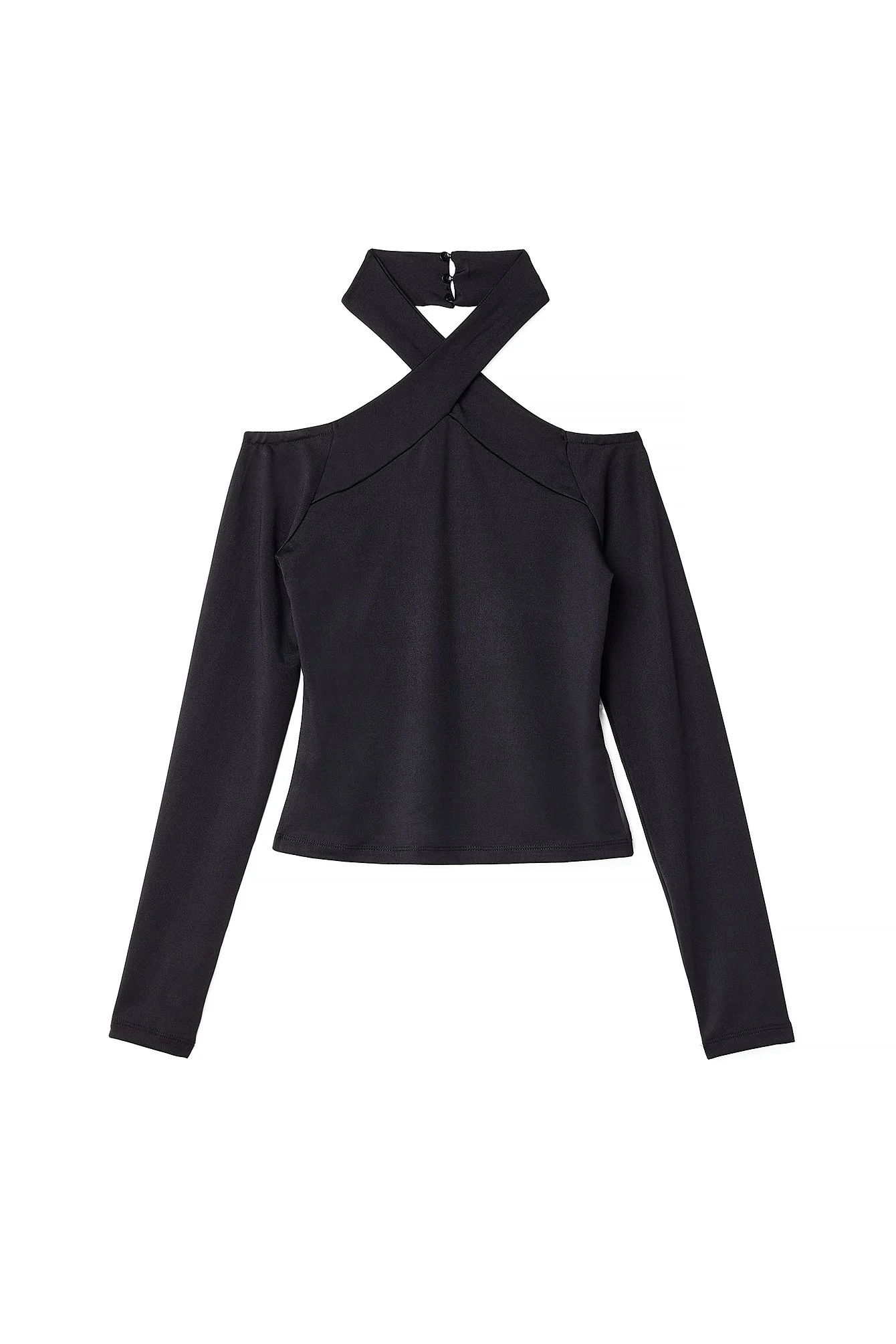 Langarmshirt mit Neckholder