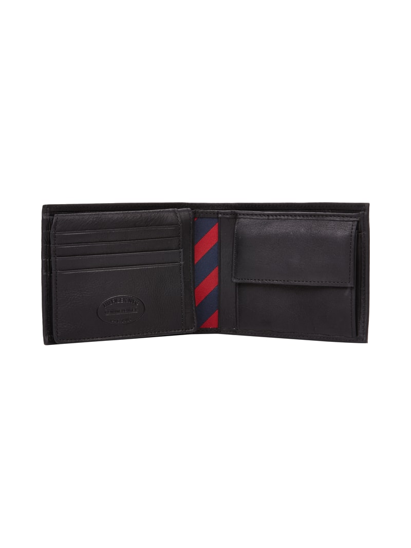 Geldbörse aus Leder in schwarz