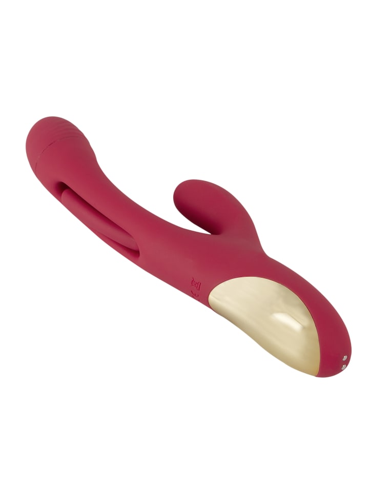 Sweet Smile Rabbitvibrator Rabbit Vibrator with G-Spot Stimulation in rot günstig kaufen 24 cm