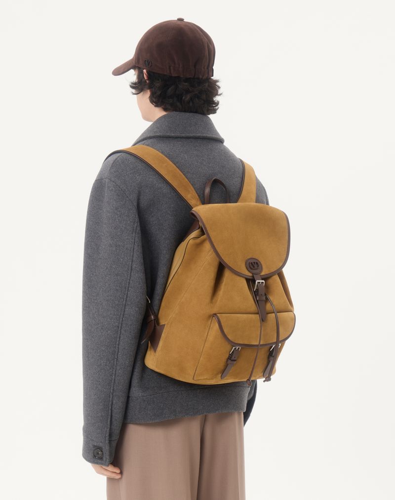 Mochila de camurça Antibes da Valentino Garavani