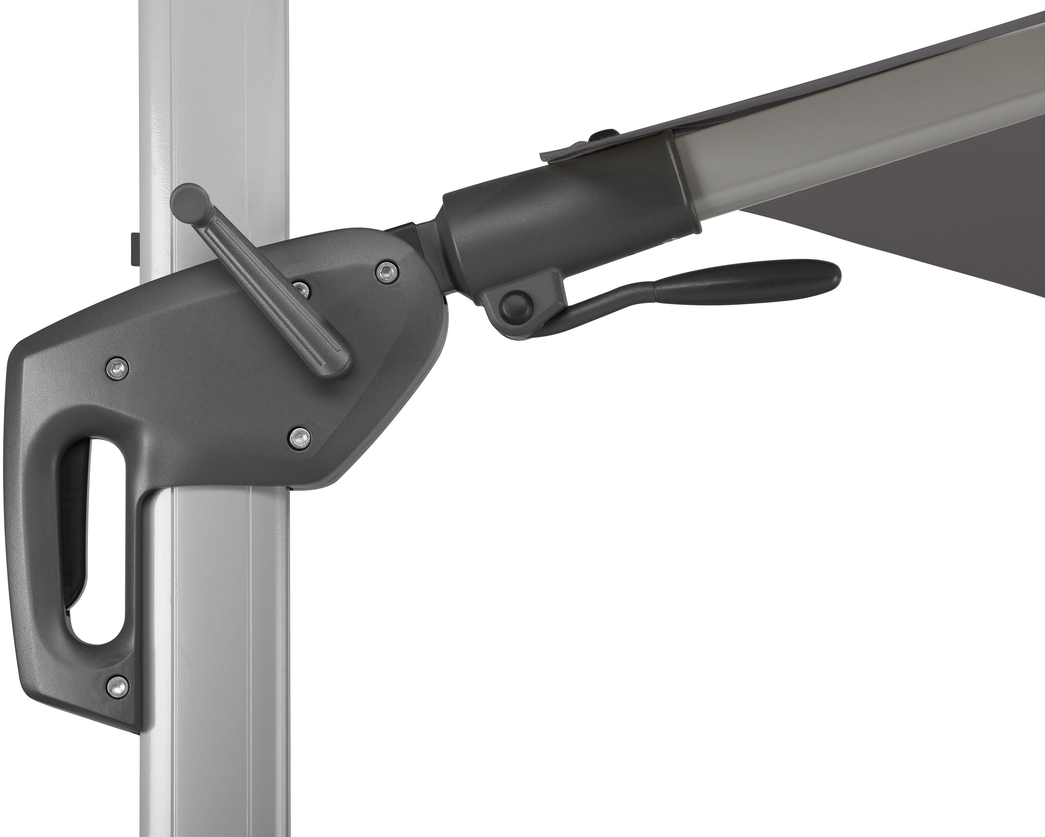 Schneider Schirme Ampelschirm Bermuda, LxB: 410x342 cm, mit Schirmständer, ohne Wegeplatten