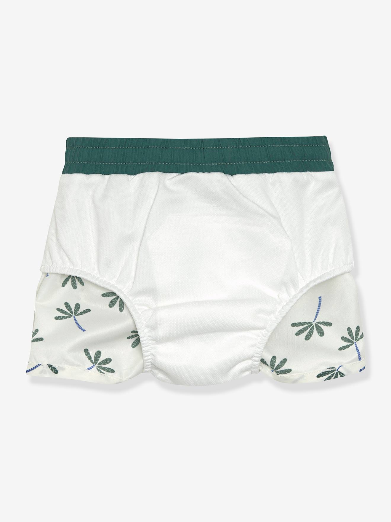 Lässig Baby Windelbadeshorts LÄSSIG - weiß bedruckt