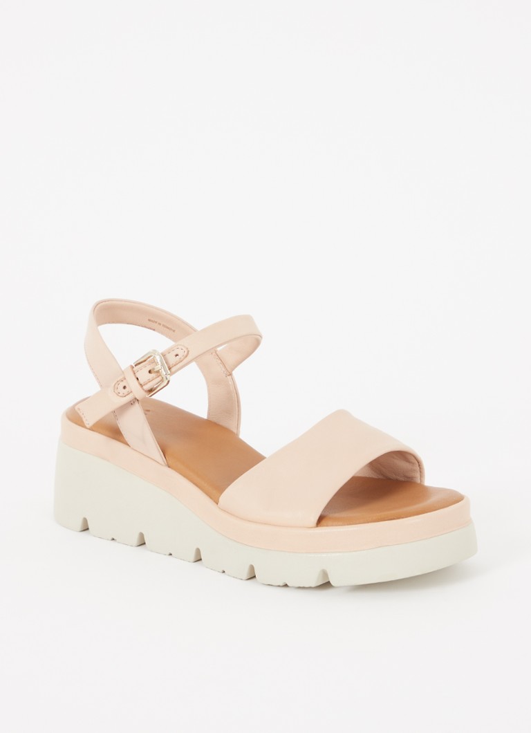 Pantofi cu platformă din piele Komodo de la Dune London