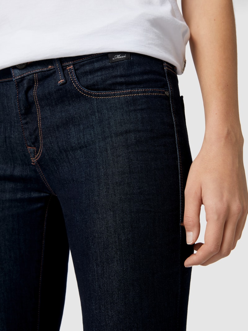 Super Skinny Fit Jeans Viskose-Anteil mit Modell 'Adriana' in dunkelblau