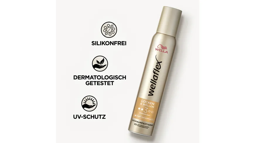 Wellaflex Locken & Wellen Schaumfestiger 200 ml