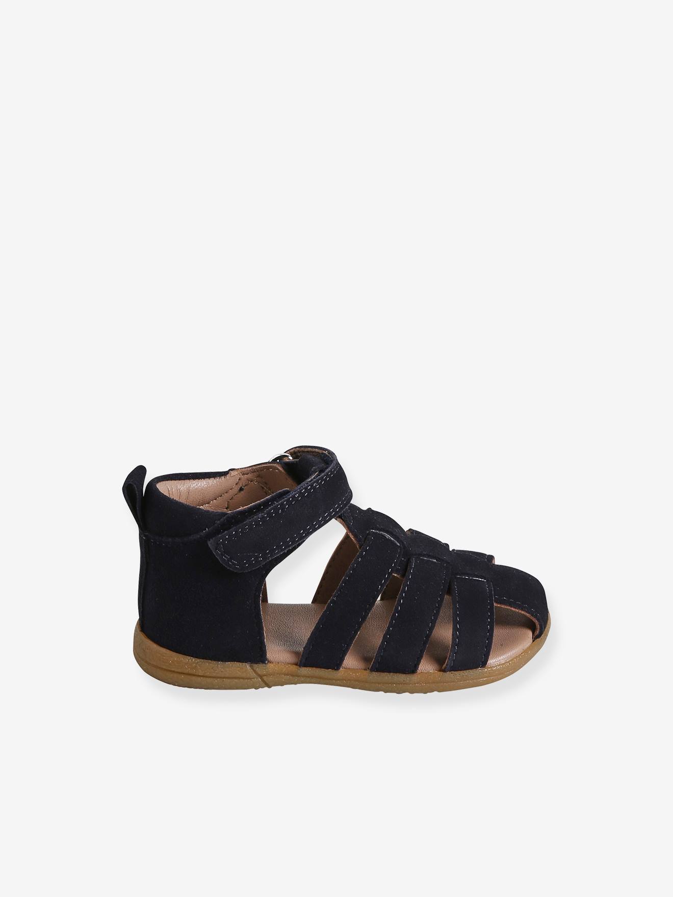 Vertbaudet Jungen Baby Lauflern-Sandalen - braun
