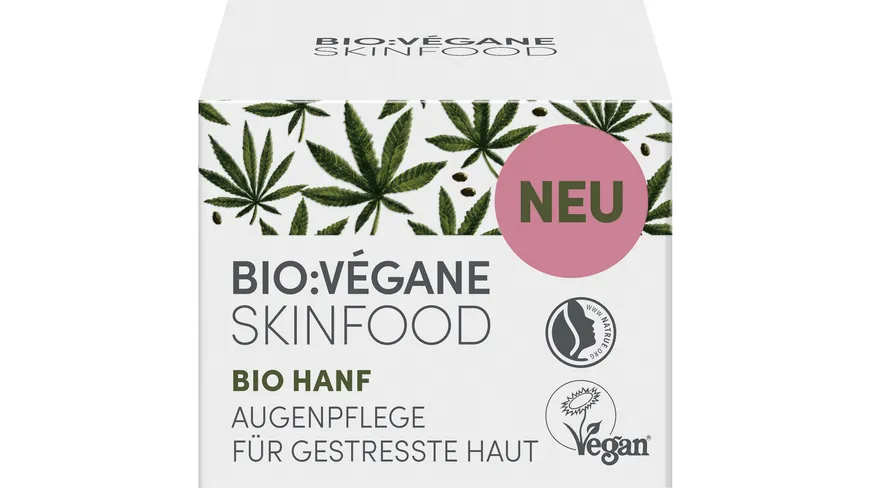 BIO:VÉGANE SKINFOOD Bio Hanf Augenpflege 15 ml