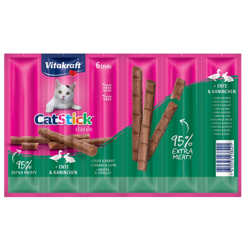 Sparpaket Vitakraft Cat Stick 24 x 6 g zu TOP-Preisen | bitiba %