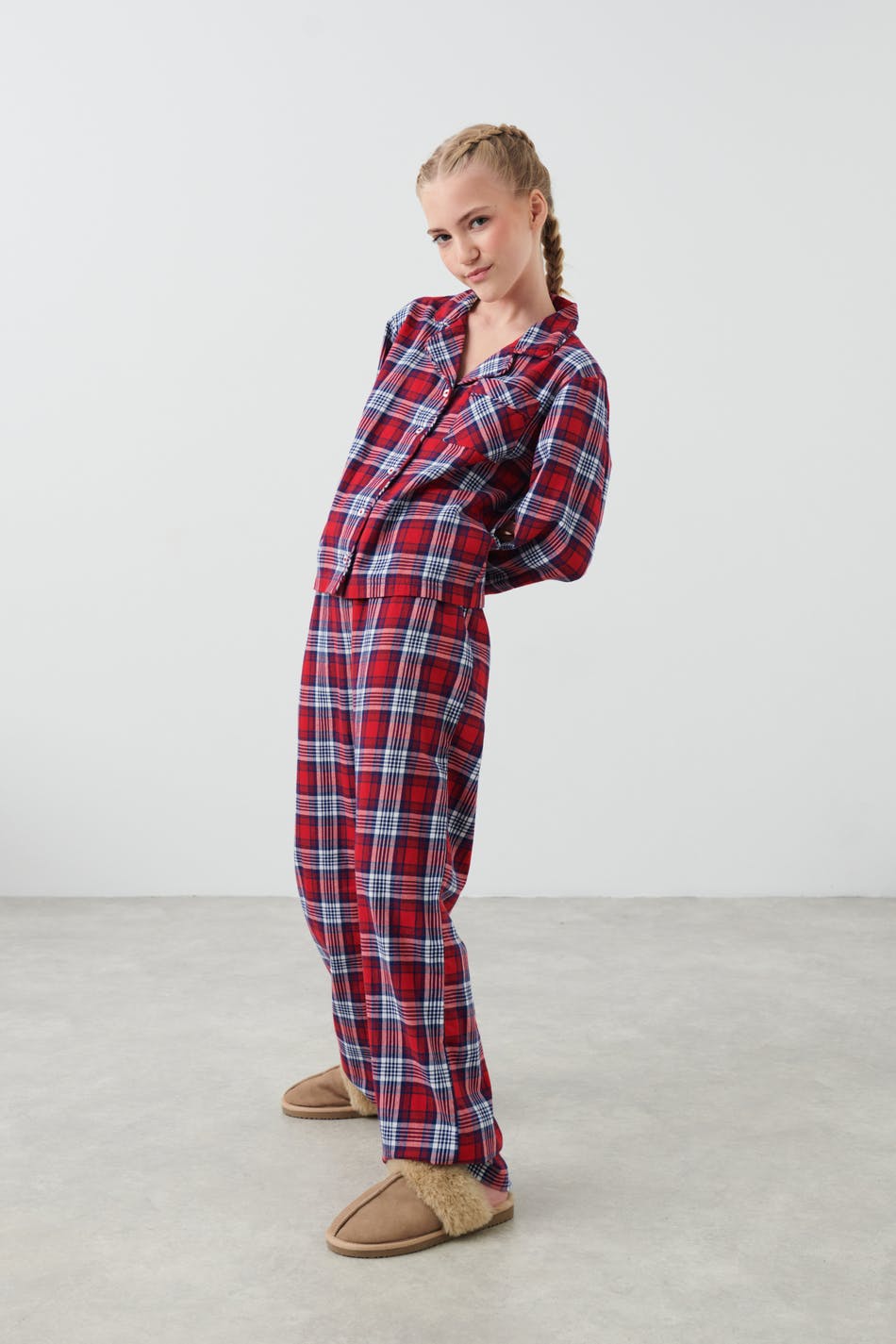 Y flannel pyjama trousers