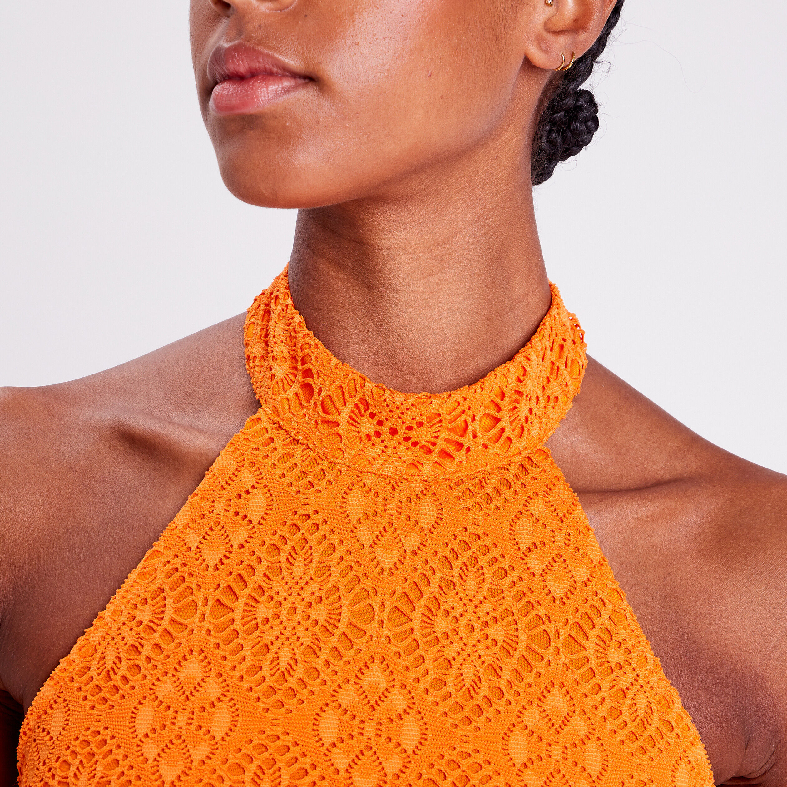 Débardeur encolure américaine orange femme | Cache Cache