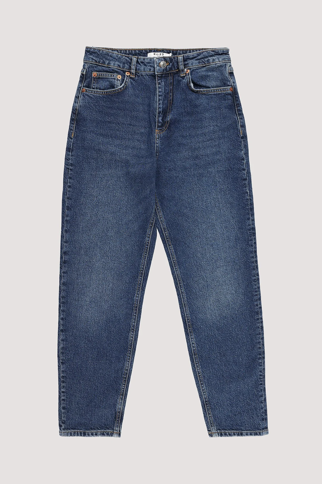 Mom Jeans mit hoher Taille