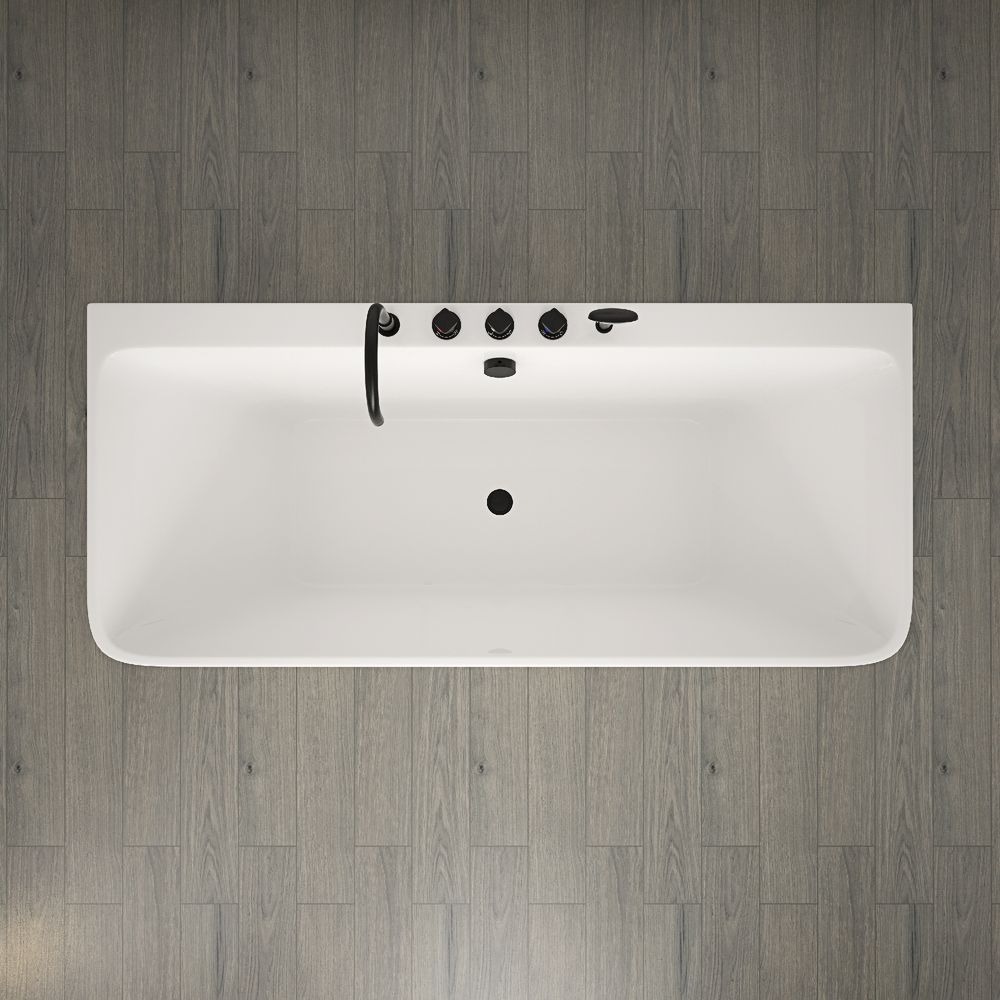 TroniTechnik Freistehende Badewanne Acrylbadewanne Standbadewanne Saria 170cm x 80cm x 58cm
