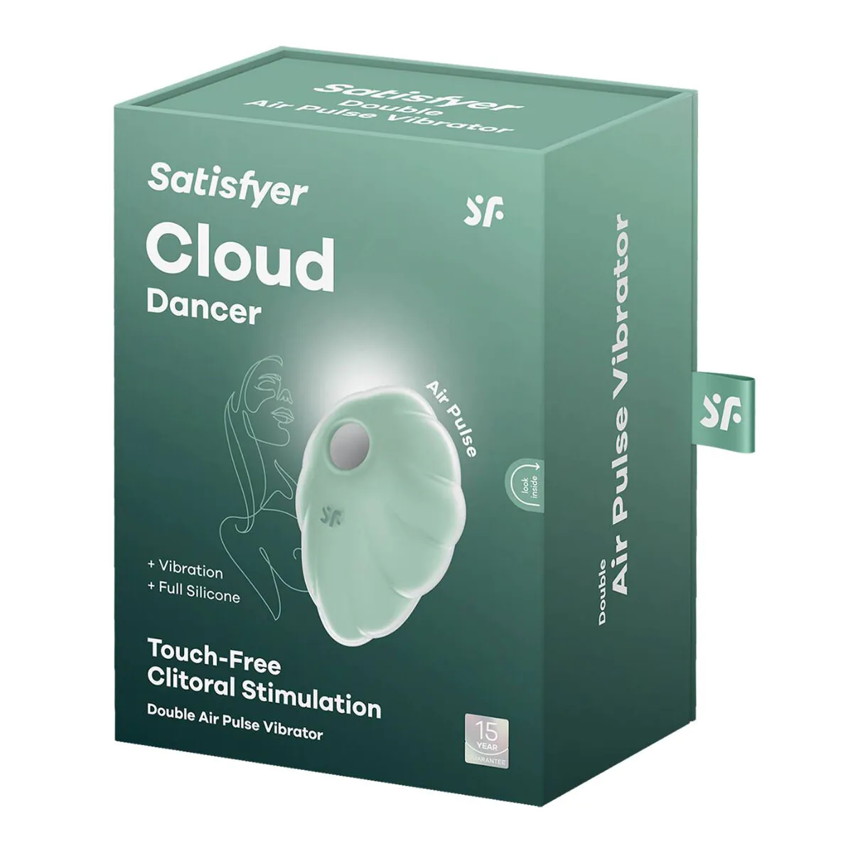 Satisfyer Cloud Dancer Mint - klitorismassager 1 stk.
