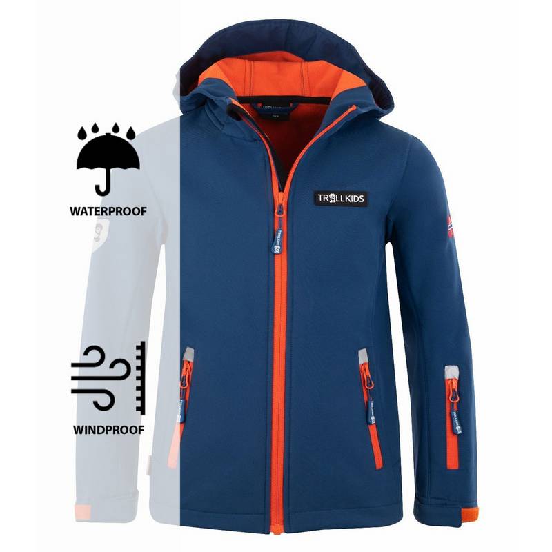 Trollkids Oslofjord Softshelljacke Kinder
