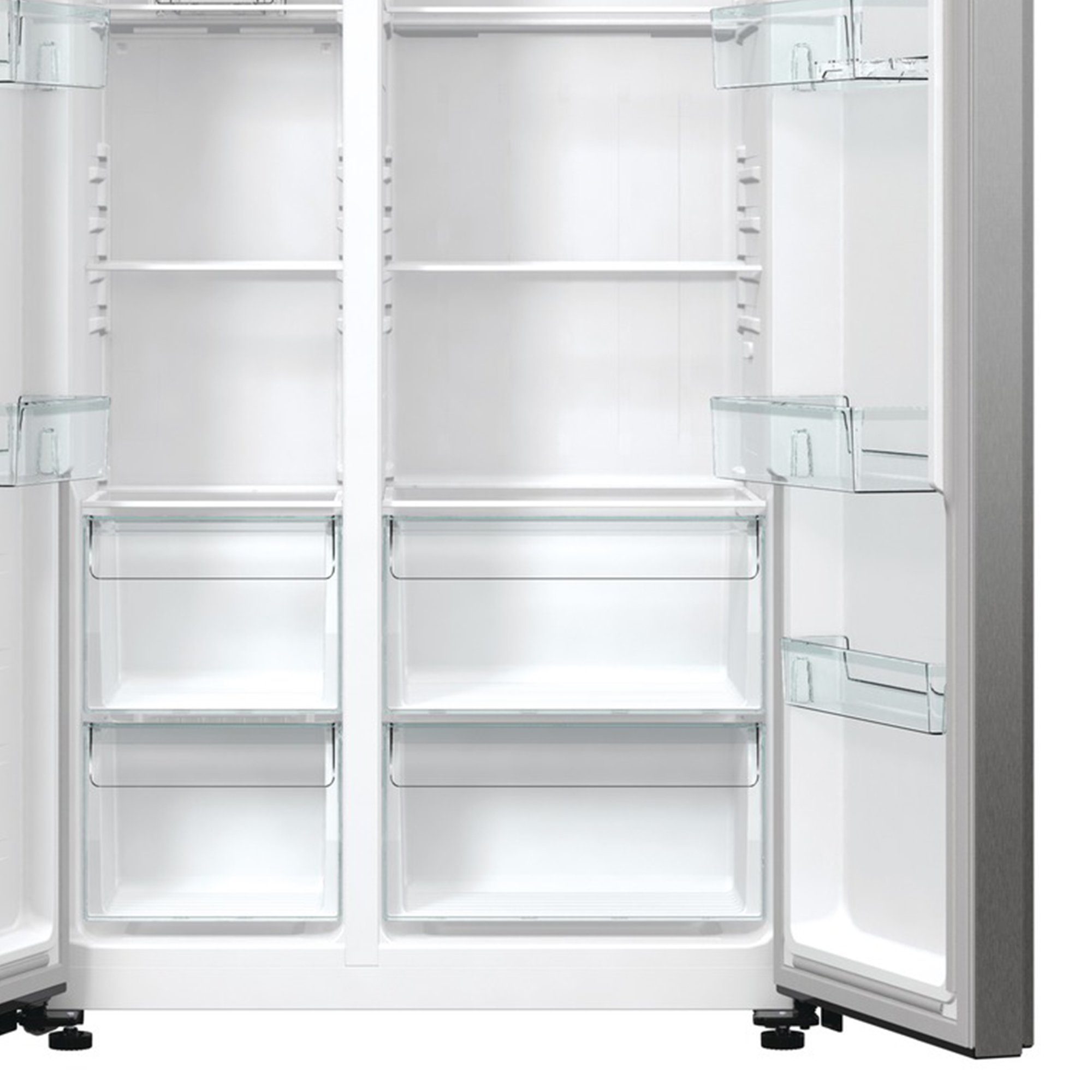 GORENJE Side-by-Side NRR 9185DAXL, 178,6 cm hoch, 91 cm breit, NoFrost Plus, MultiFlow 360°, LEDLight, FastFreeze