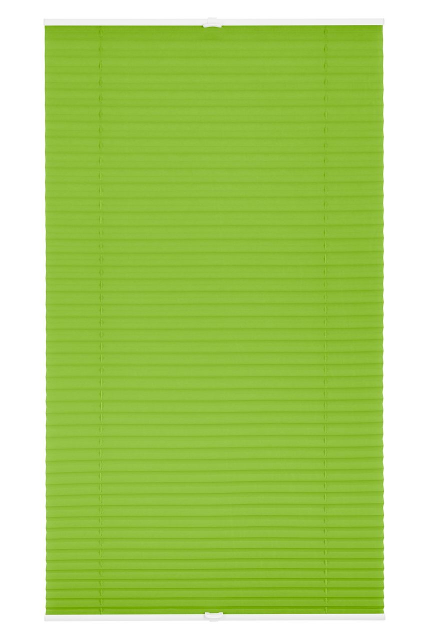 Lichtblick Plissee Klemmfix, ohne Bohren, verspannt - Grün, 45 cm x 130 cm (B x L)