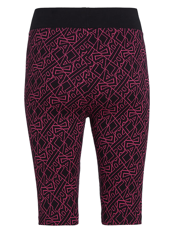 Karl Lagerfeld Shorts in Schwarz/ Pink günstig kaufen