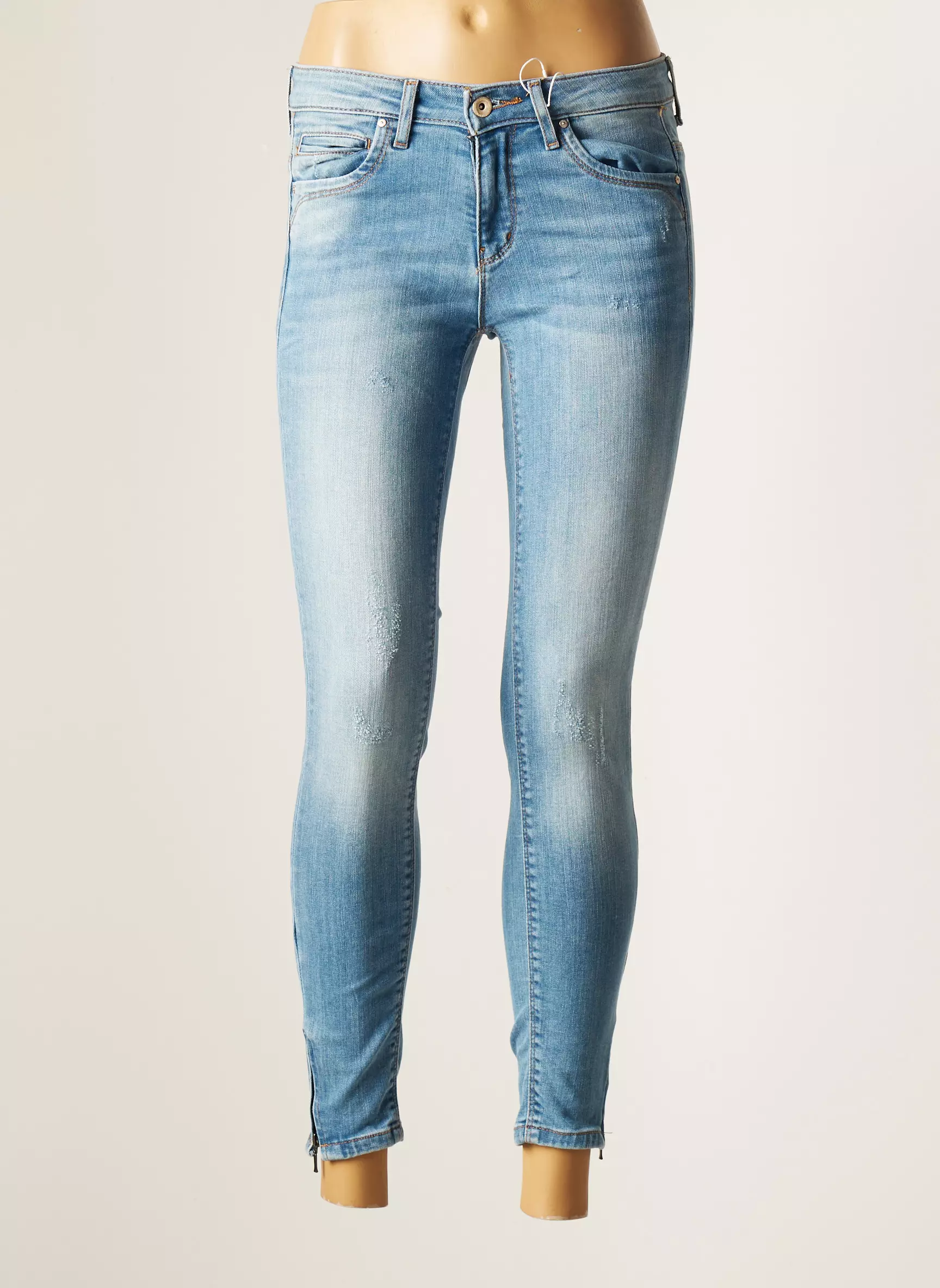 Only Jeans Skinny Femme couleur bleu