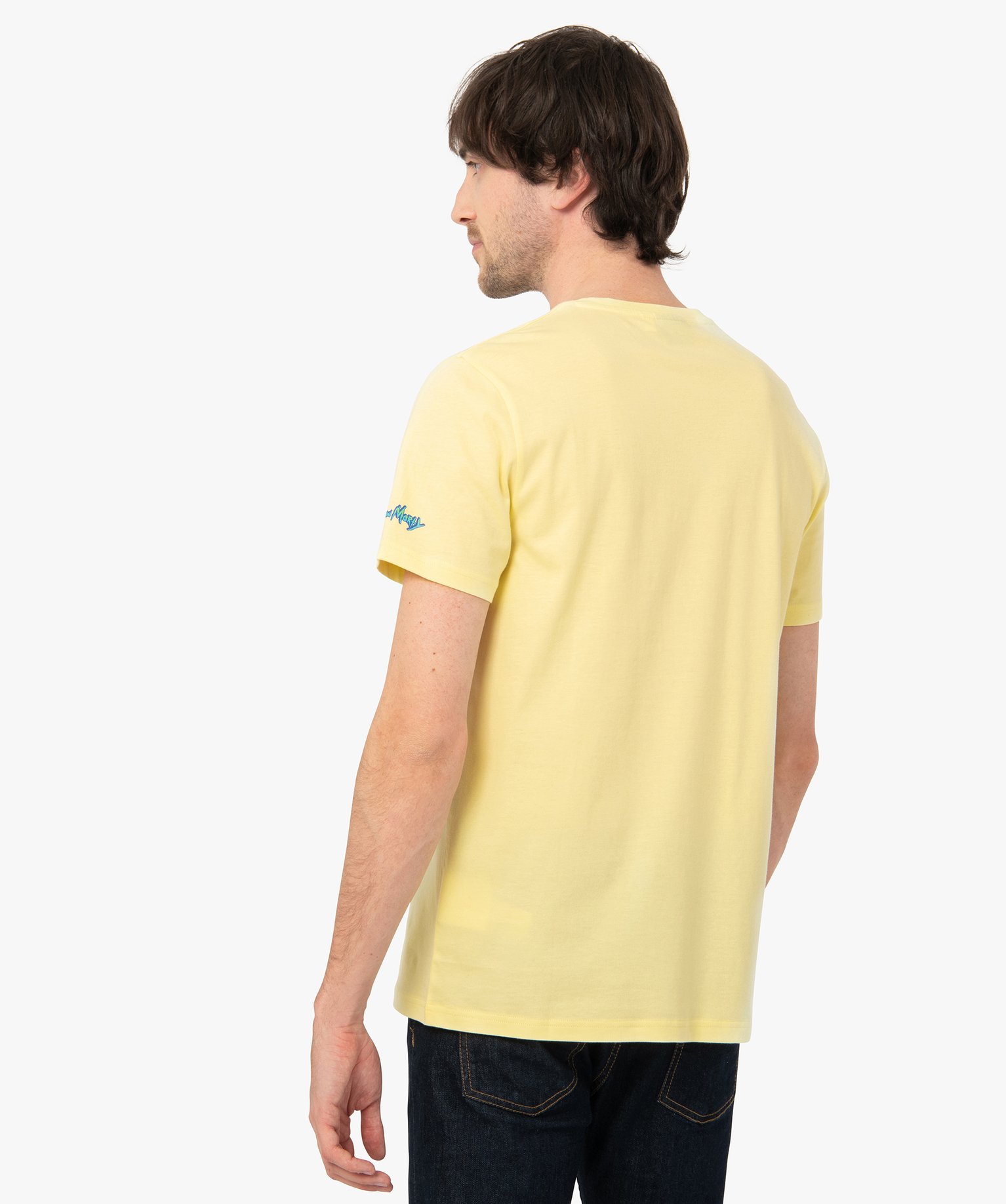 Tee-shirt homme à manches courtes motif XXL - Rick and Morty jaune | GEMO