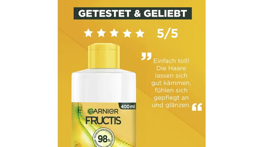 Garnier Fructis Banana Hair Food Spülung 400 ml