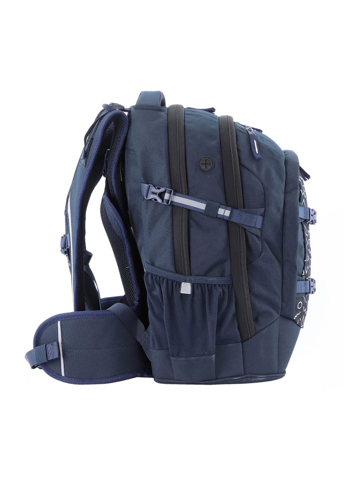 2Be Schulrucksack in blau-weiss günstig kaufen onesize