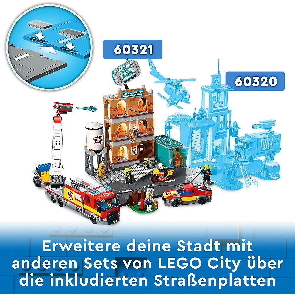 LEGO® City 60321 Feuerwehreinsatz mit Löschtruppe