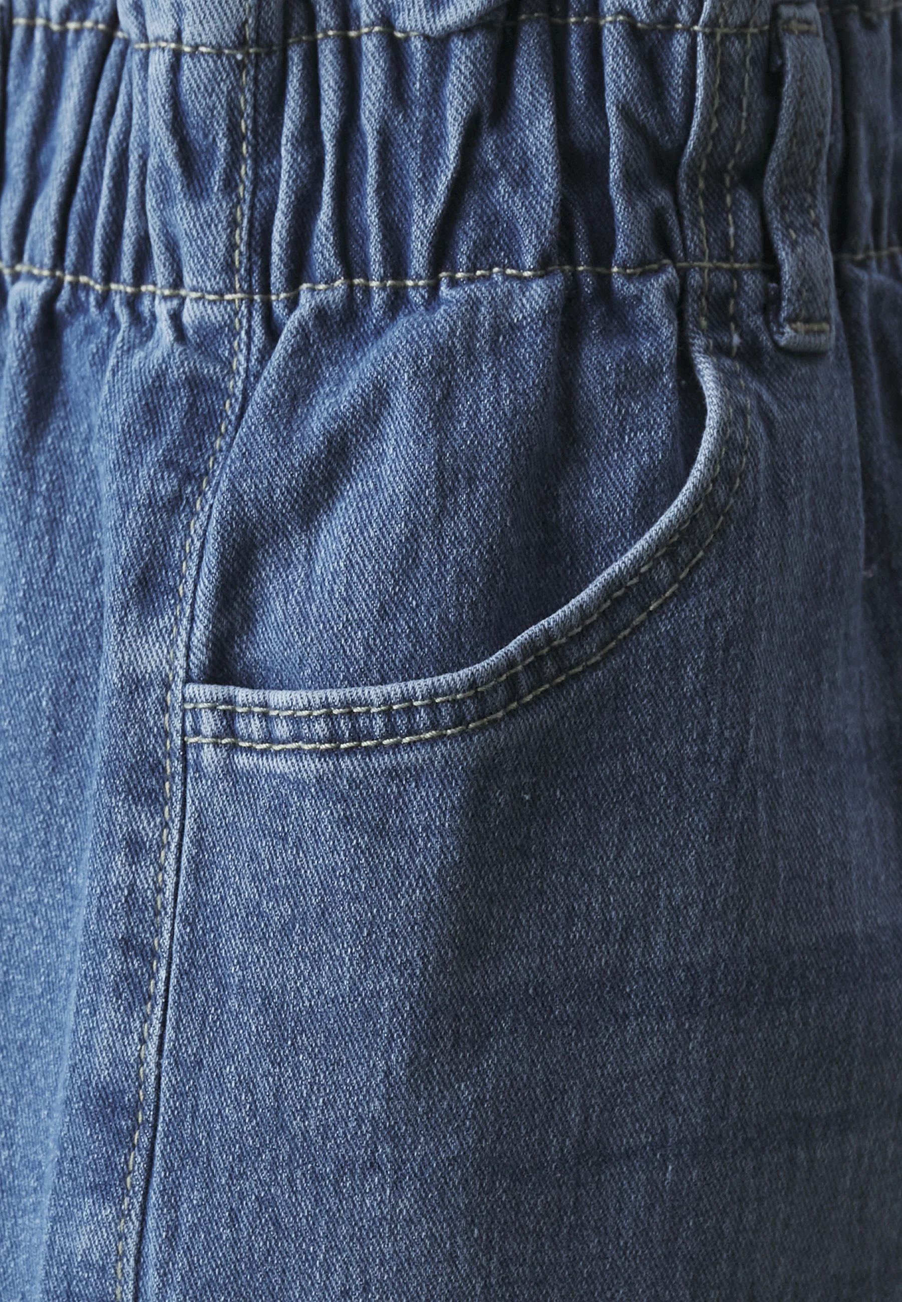 Vero Moda VMALMA PAPERBAG SKIRT - Falda vaquera