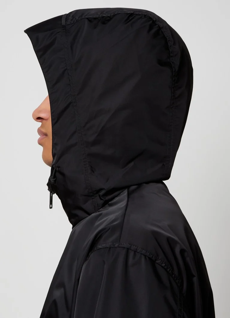 Givenchy Windbreaker with logo print and side pockets